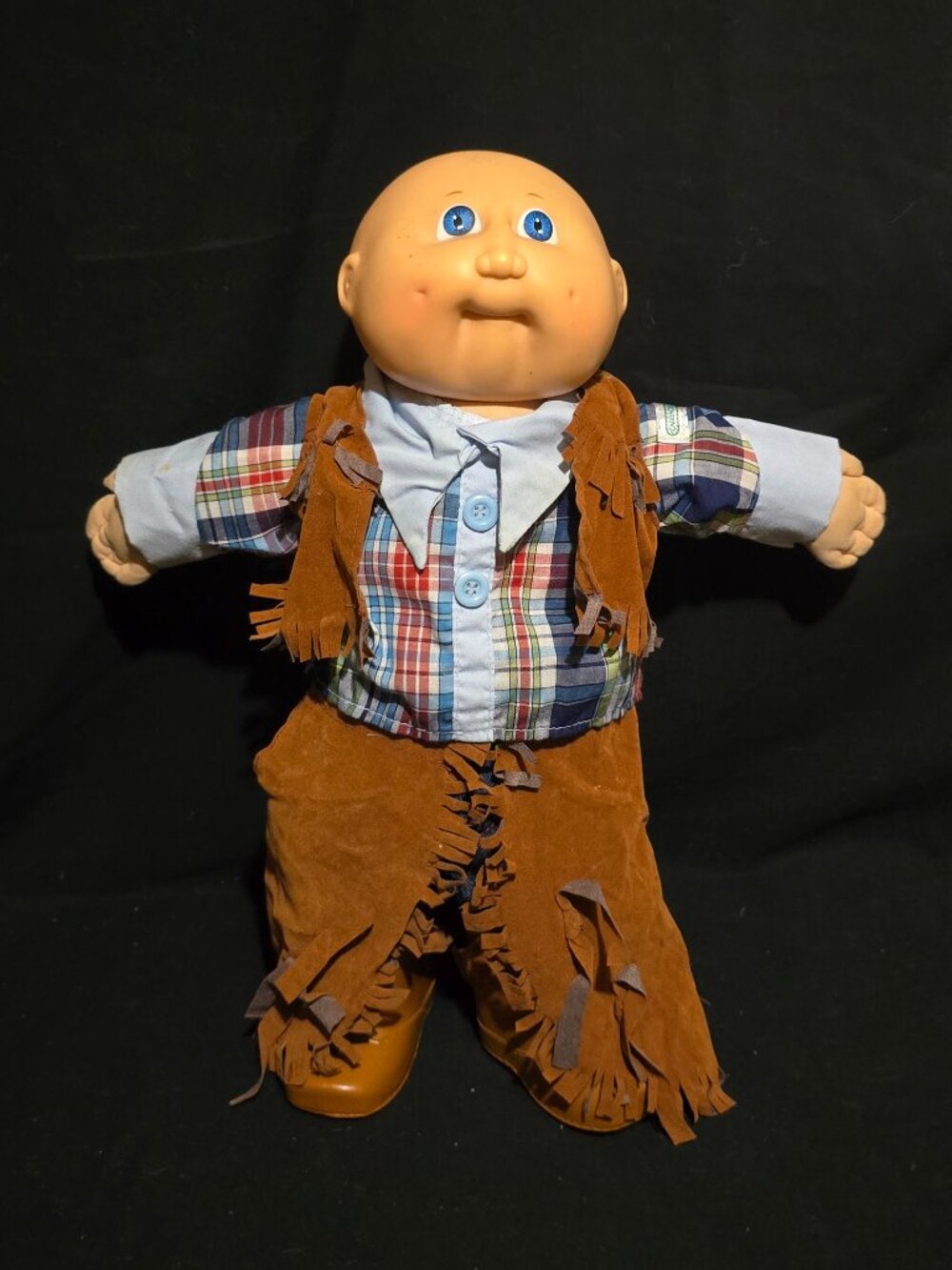 Vtg Cabbage Patch Kids - Xavier Roberts 1984 Boy Cowboy
